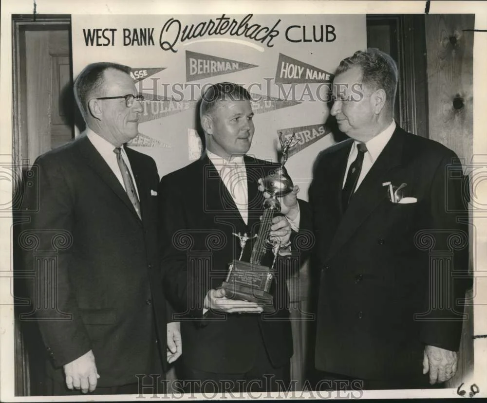 1959 Press Photo West Bank Quarterback Club's annual awards night banquet-Gretna