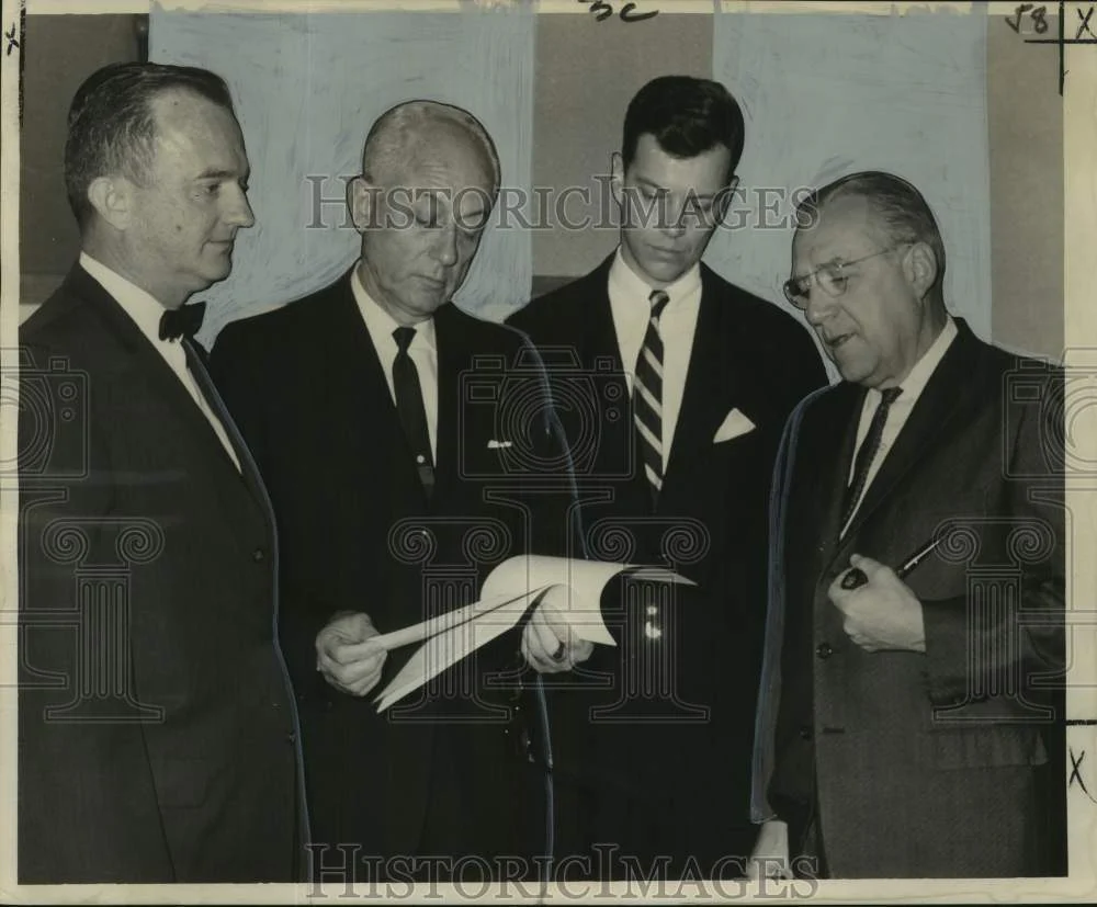 1964 Press Photo New Orleans Traffic and Transportation Bureau - New Officers