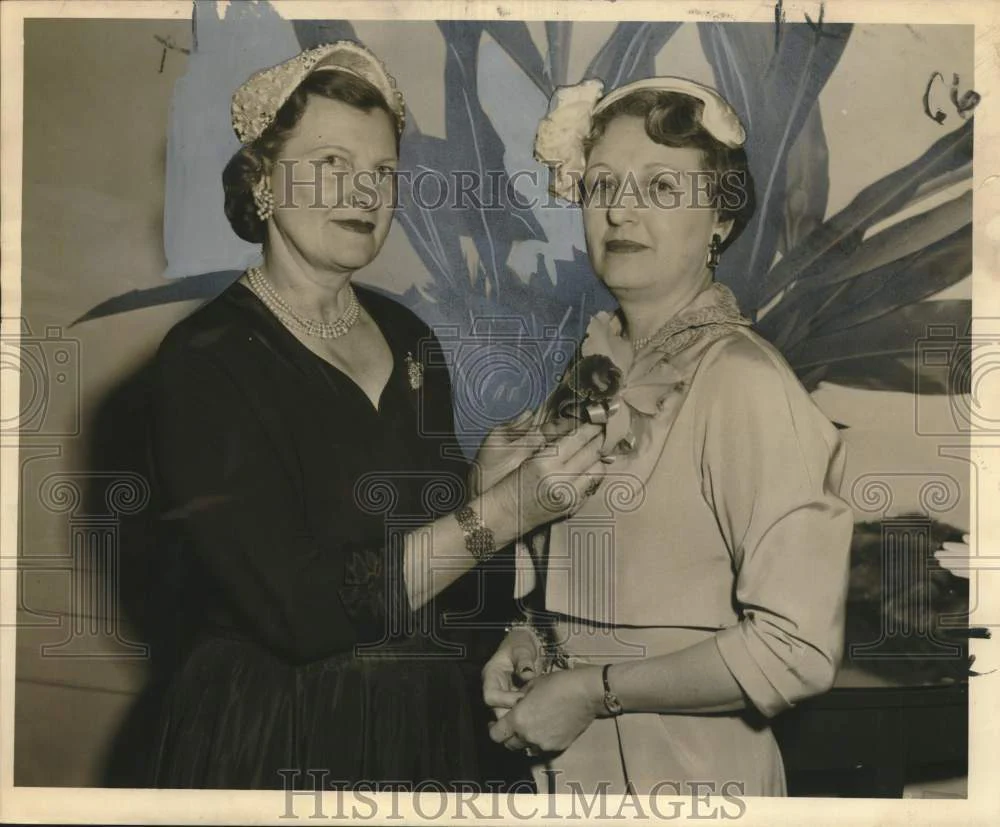 1955 Press Photo Officers of Orleans Parish Medical Society at Orleans Club