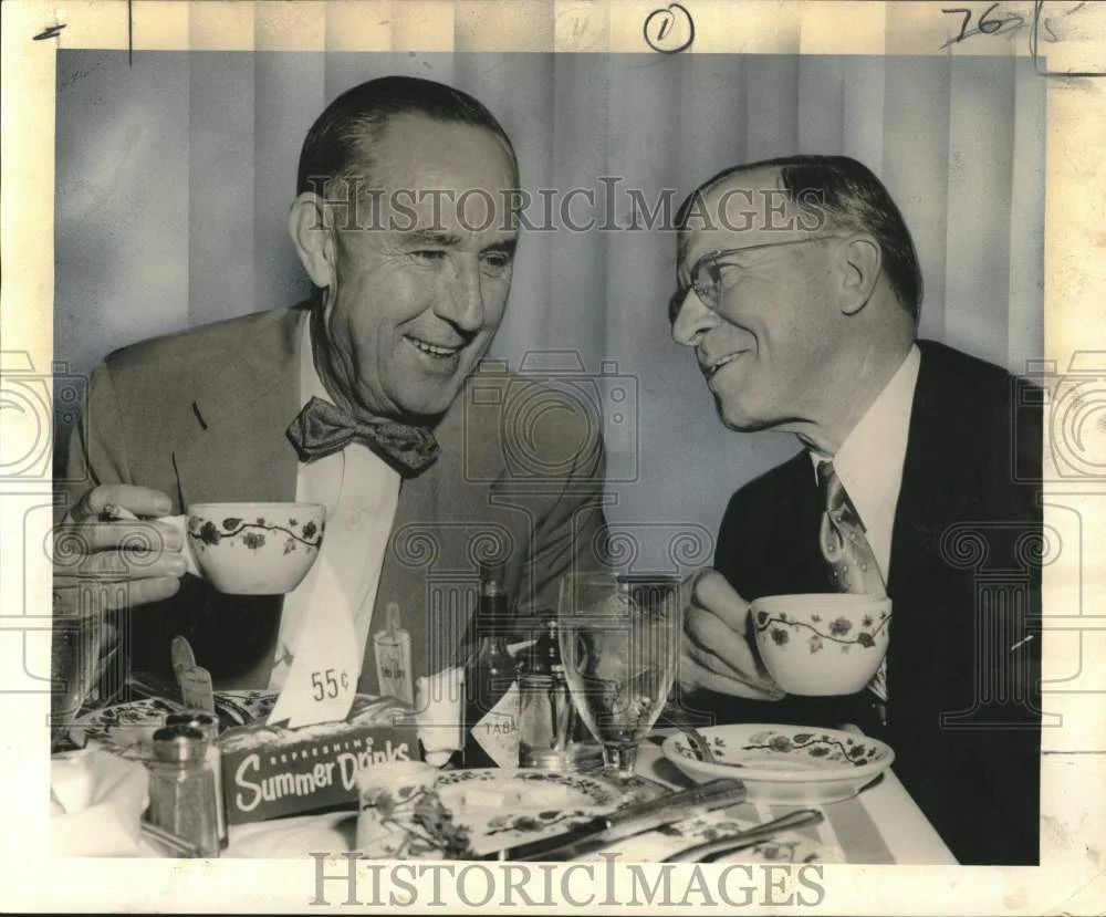 1952 Press Photo State Senator HC Sevier with State Chairman N.B. Carstarphen