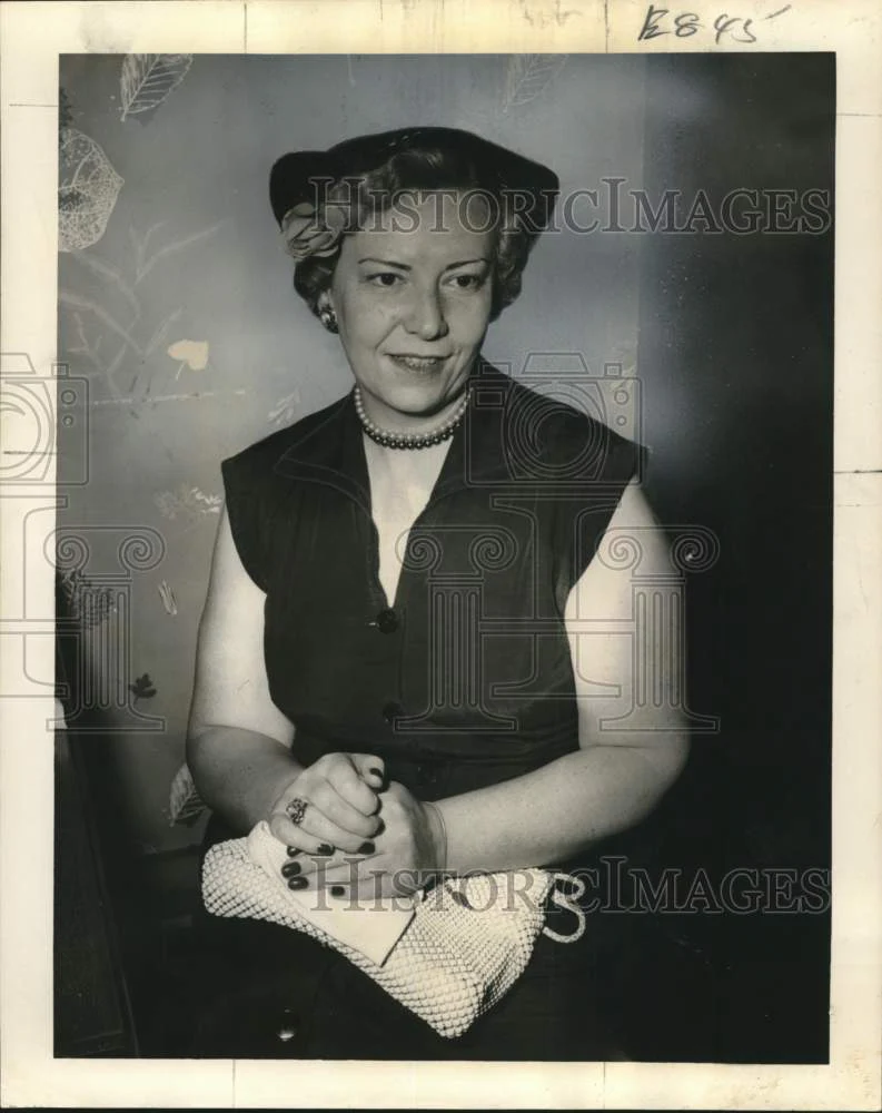 1952 Press Photo Miss Heather Woods, English Journalist - noo64870