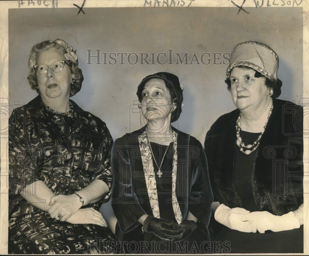 1963 Press Photo Frederica Wilson with National Shrine of Prompt Succor marchers