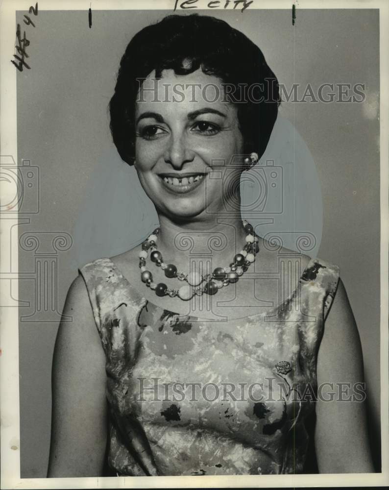 1961 Press Photo Sweet Adelines of New Orleans president Ethel Shocket