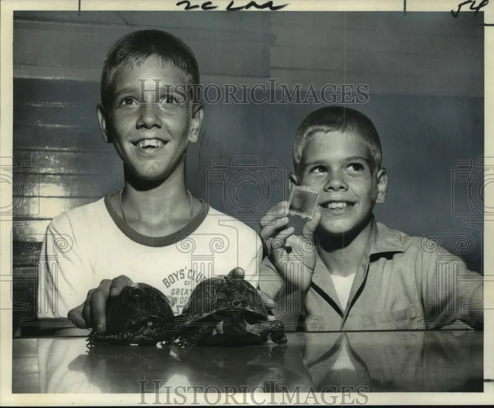 1968 Press Photo Mark & Wayne Westcott- Boy's Club of Greater New Orleans