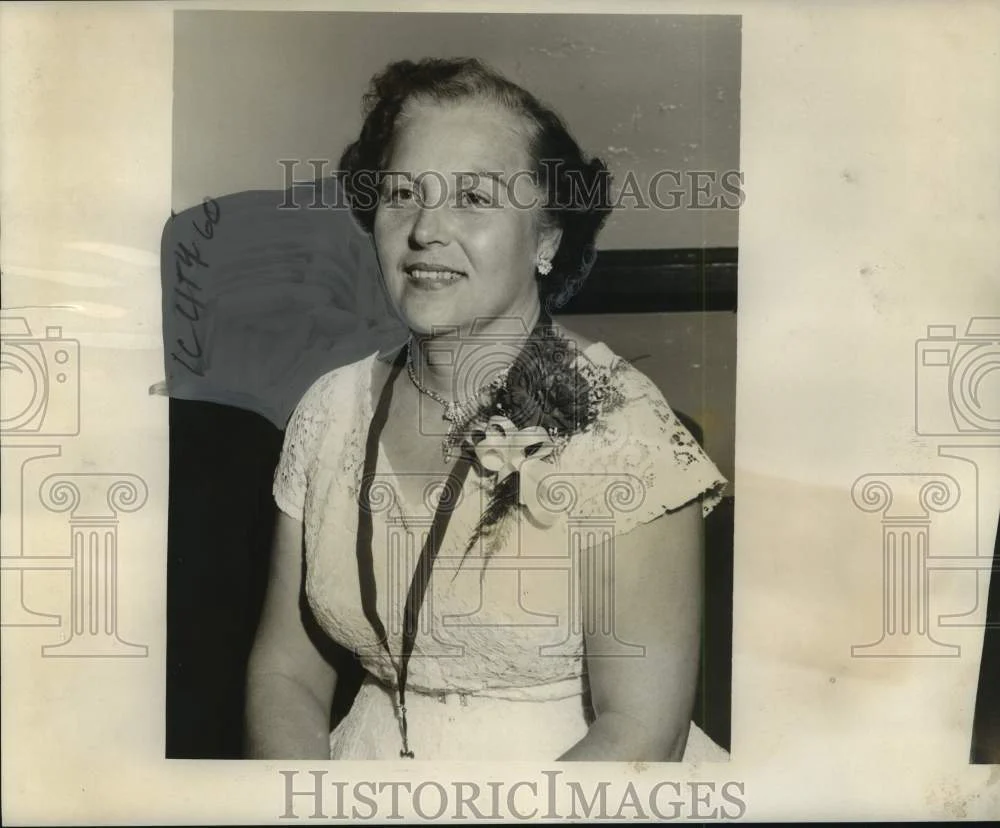 1959 Press Photo Grand Circle of Louisiana archdruidess Thelma Von Hoven