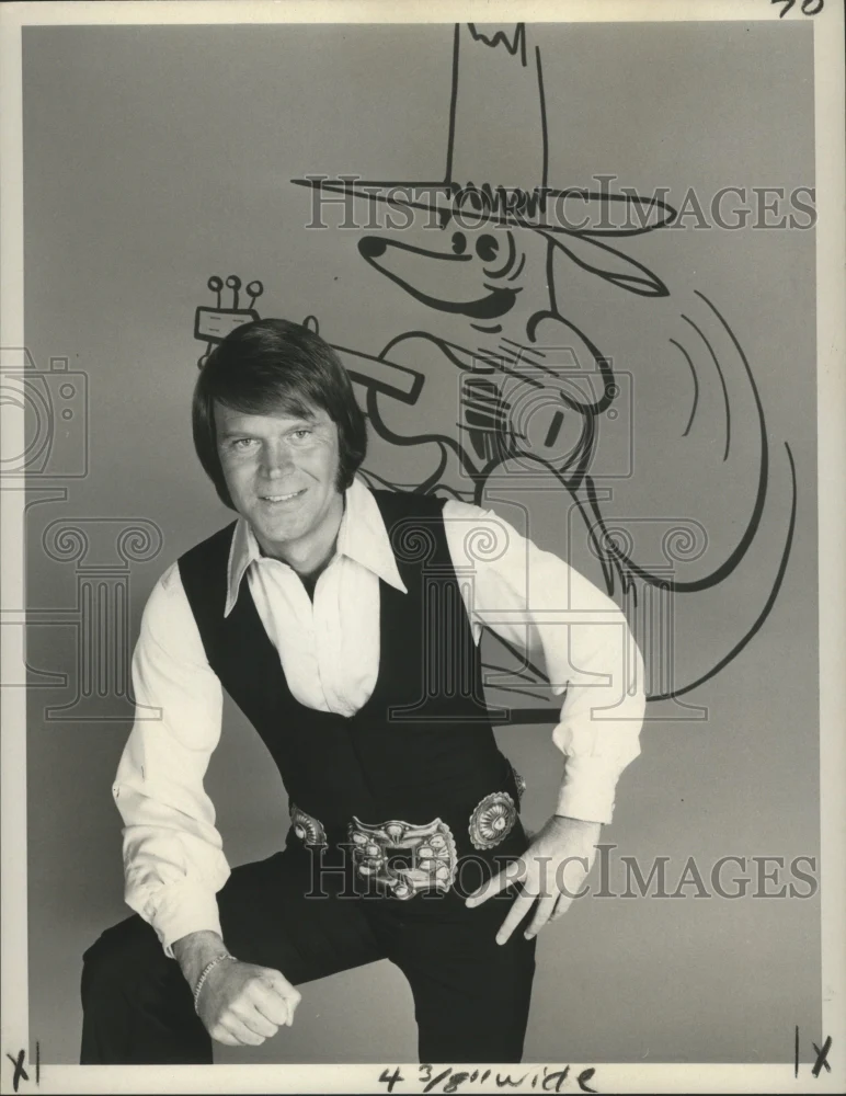 1976 Press Photo Glen Campbell - Musician in "Down Home-Down Under" Special