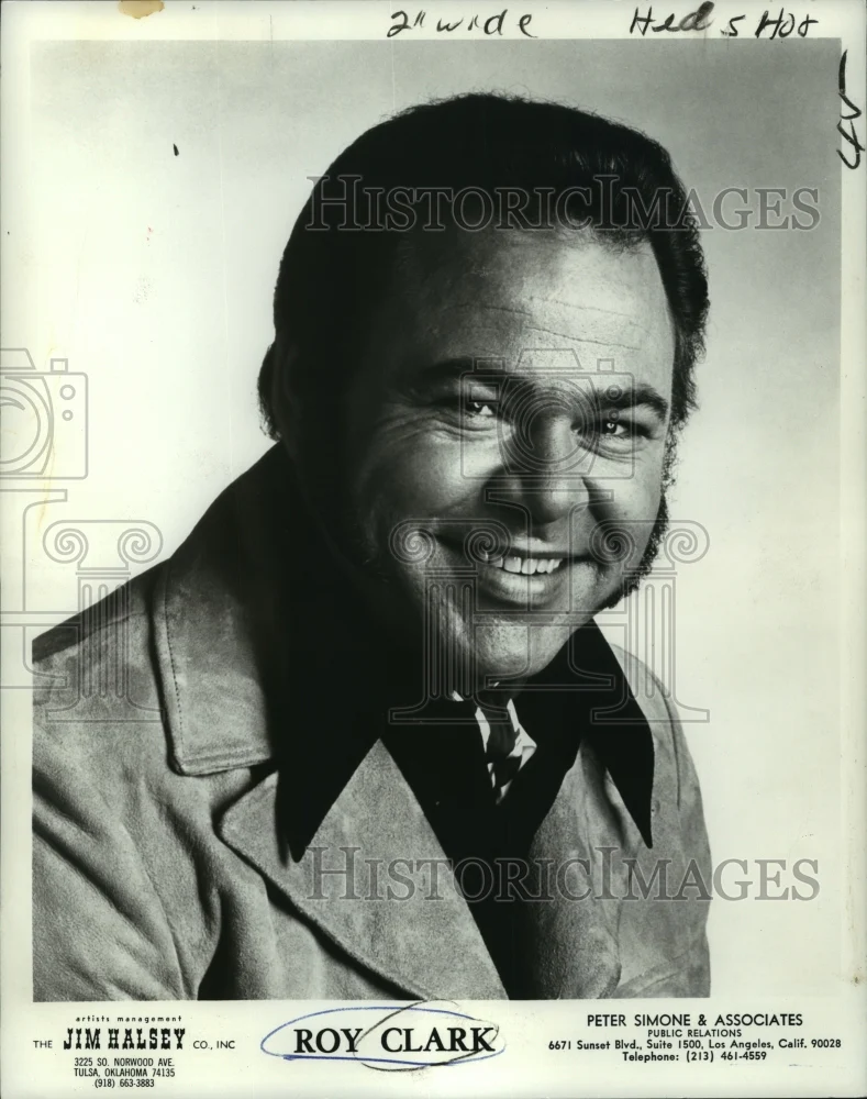1973 Press Photo Roy clark, musician - nop14307