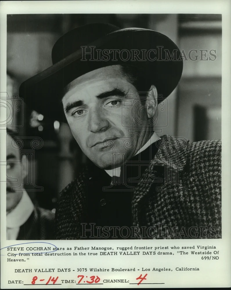 1965 Press Photo "The Westside Of Heaven" - Steve Cochran as Father Manogue