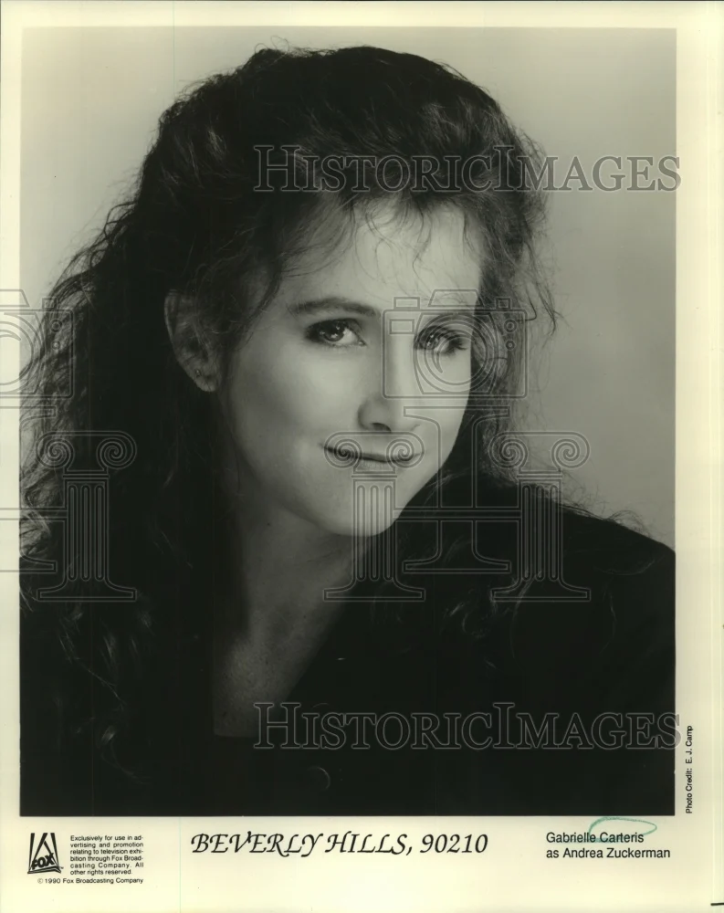 1991 Press Photo Gabrielle Carters as Andrea Zukerman, "Beverly Hills, 90210"