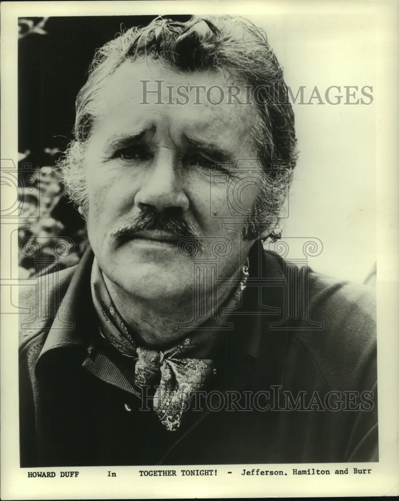 1976 Press Photo Howard Duff in Together Tonight - nop22265