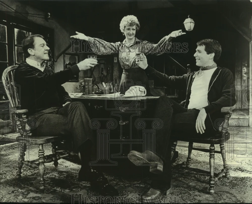 1980 Press Photo Patricia Guinan and co-stars, "Deathtrap" - nop30275