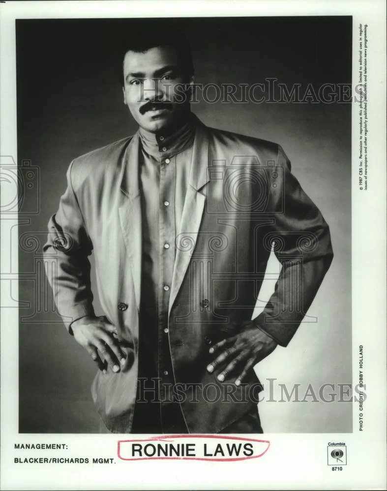 1987 Press Photo Ronnie Laws, American jazz, R&B, and funk saxophonist.