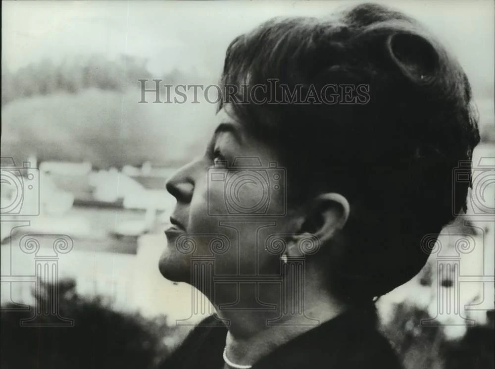 1969 Press Photo Laurie Huffman, author of novel "A House Behind the Mint"