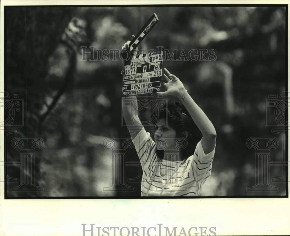 1983 Press Photo The slate snaps, a soldier screams and the Civil War rages