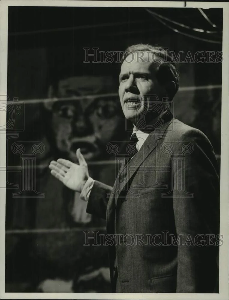 1965 Press Photo Roy Poole on "The Catholic Hour" on NBC-TV - nop70513