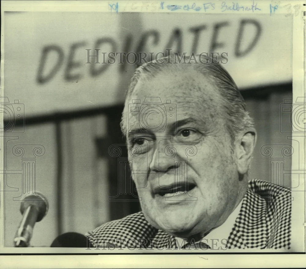 1972 Press Photo George C. Wallace's physician, Dr. James G. Galbraith.