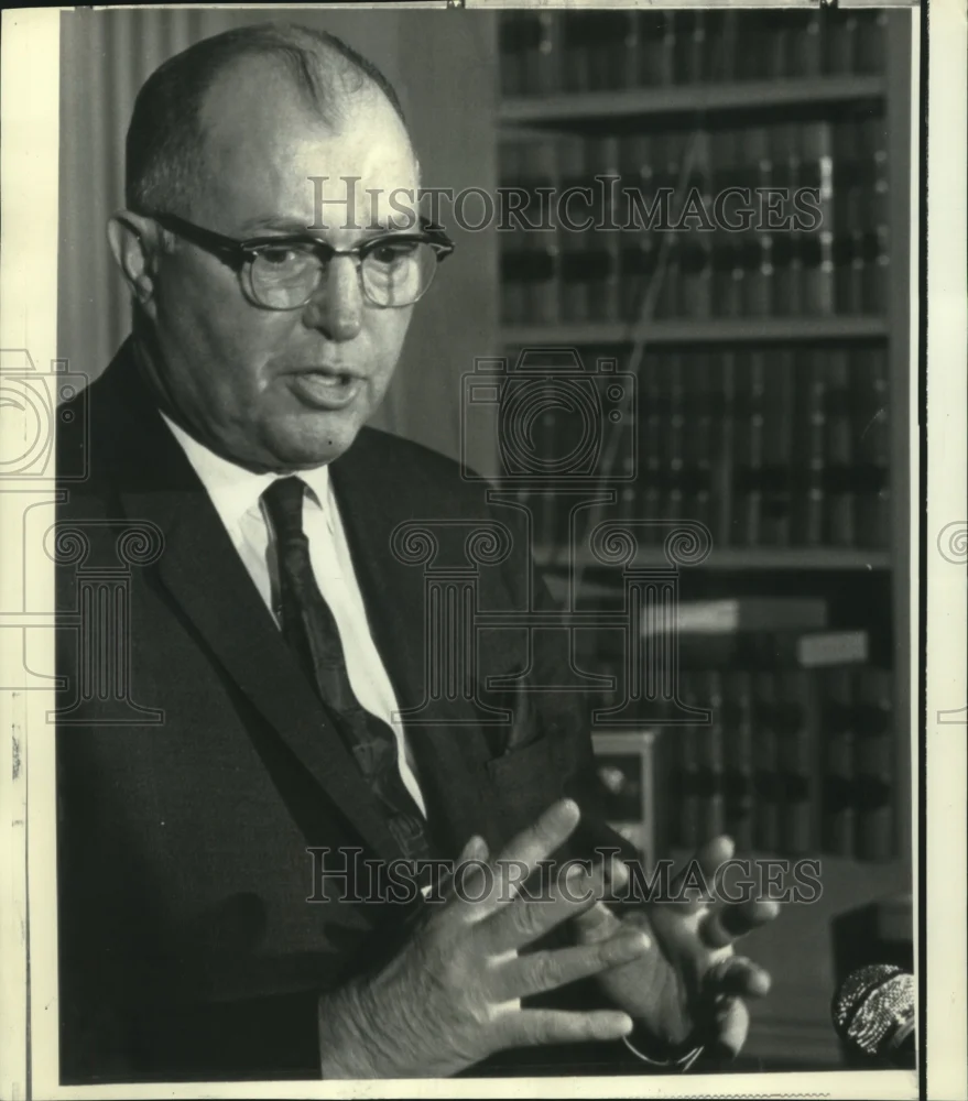 Press Photo Buford Ellington, former Tennessee Governor - now03201