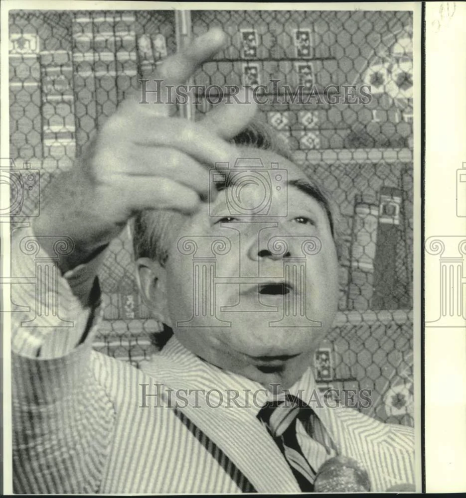 1973 Press Photo Rabbi Baruch Korff, retired Nixon fund raiser - now17285
