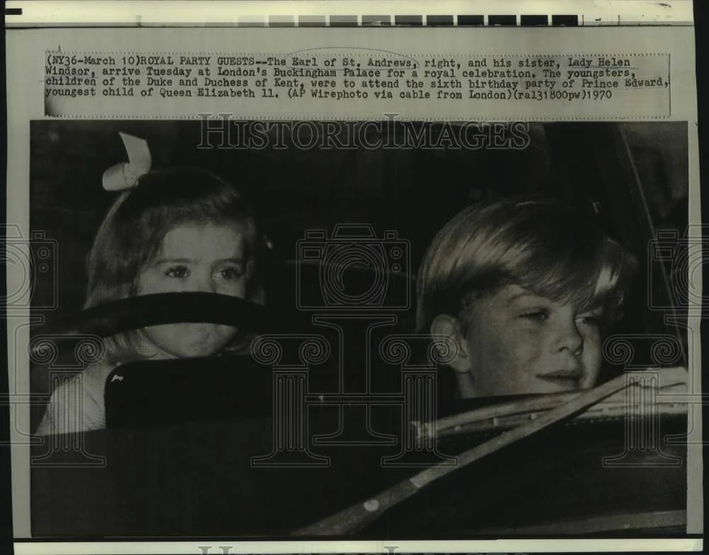 1970 Press Photo George and Helen Windsor arrive at Buckingham Palace, London