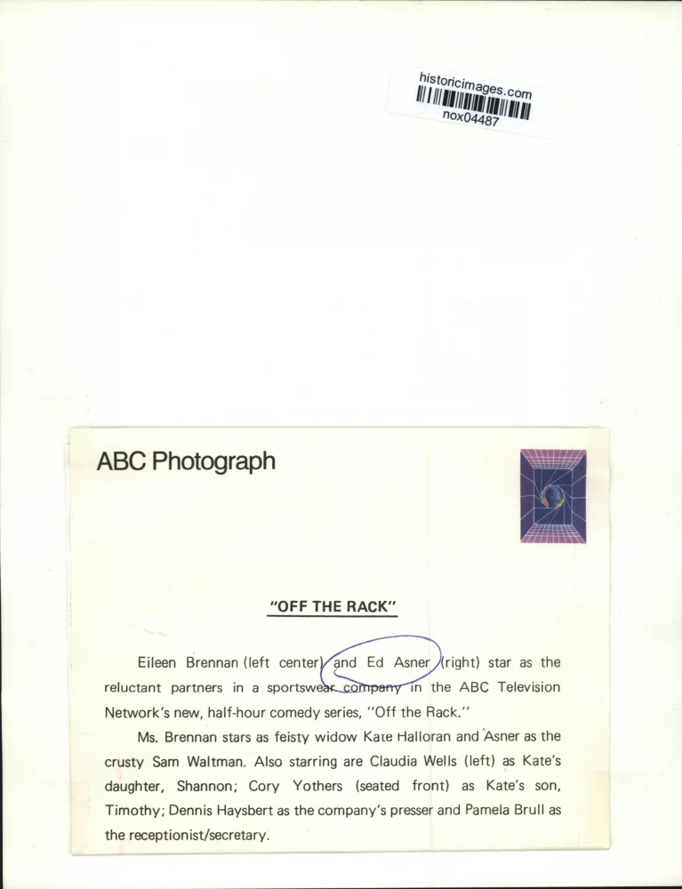 Press Photo Eileen Brennan & Ed Asner Star in Off the Rack with the Cast - Image 2