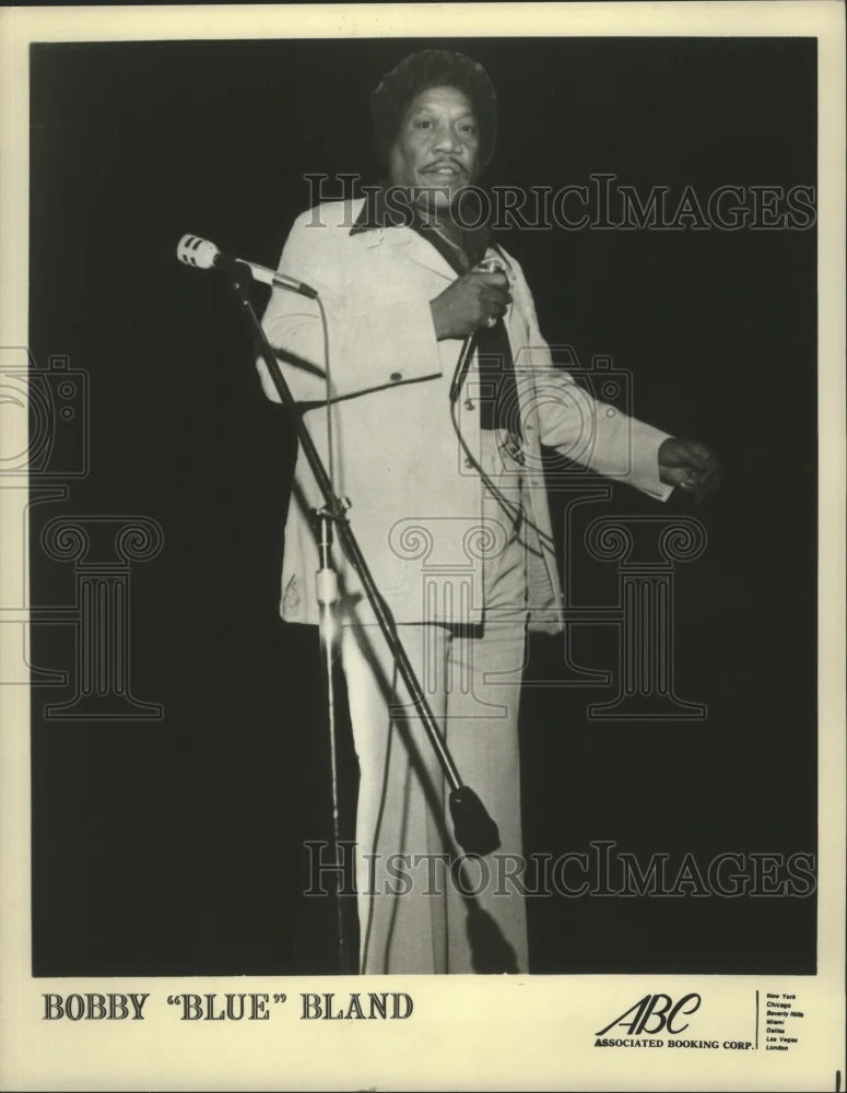 1983 Press Photo Bobby "Blue" Bland - nox06129