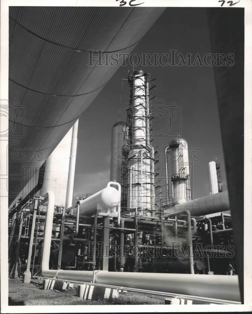 1966 Press Photo Gas - Continental Oil Company at Grand Chenier, Louisiana