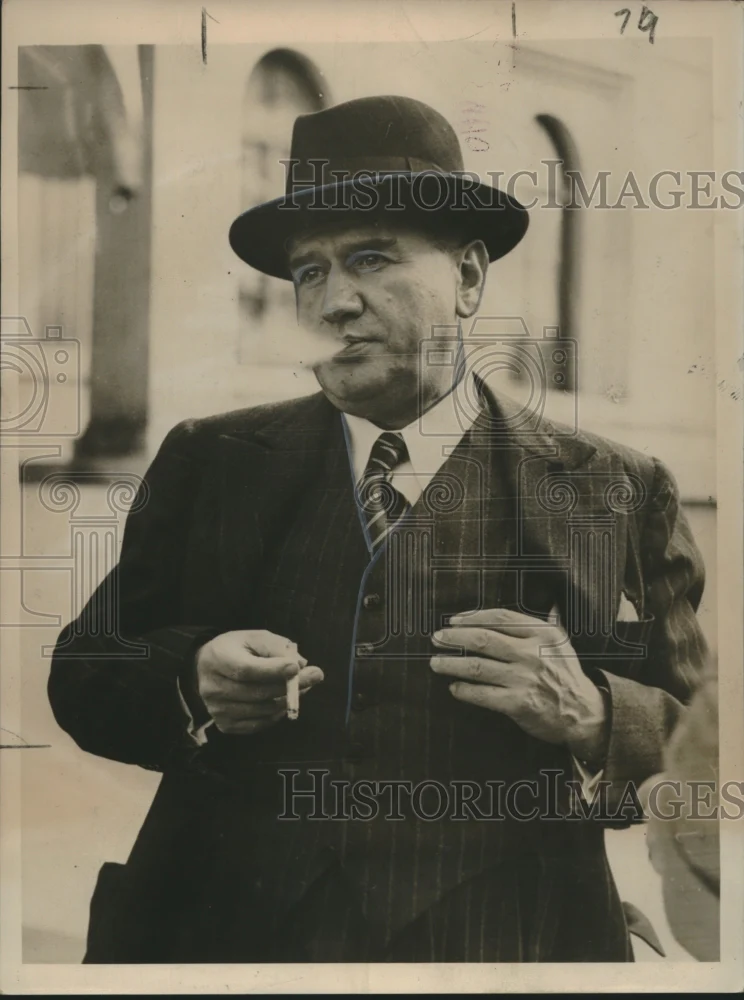 1938 Press Photo French Premier Edouard Daladier - nox14630