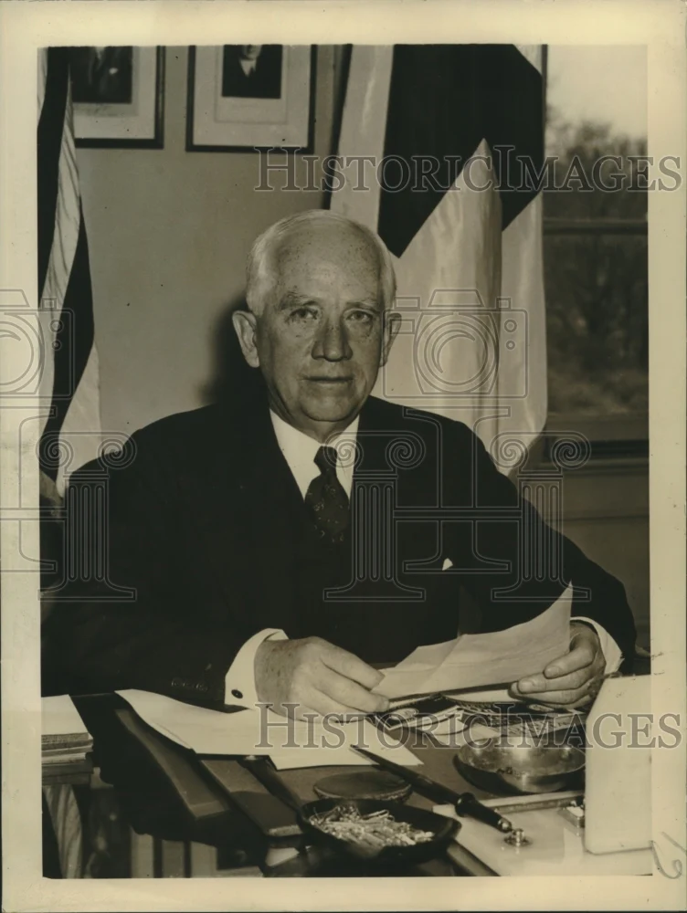 1938 Press Photo Norman H. Davis, Chairman of the American Red Cross - nox14806