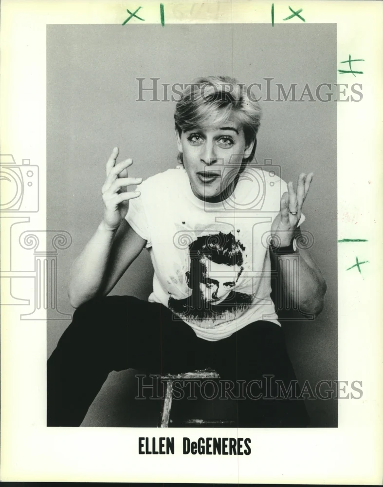 1984 Press Photo Ellen DeGeneres, comedian - nox15891