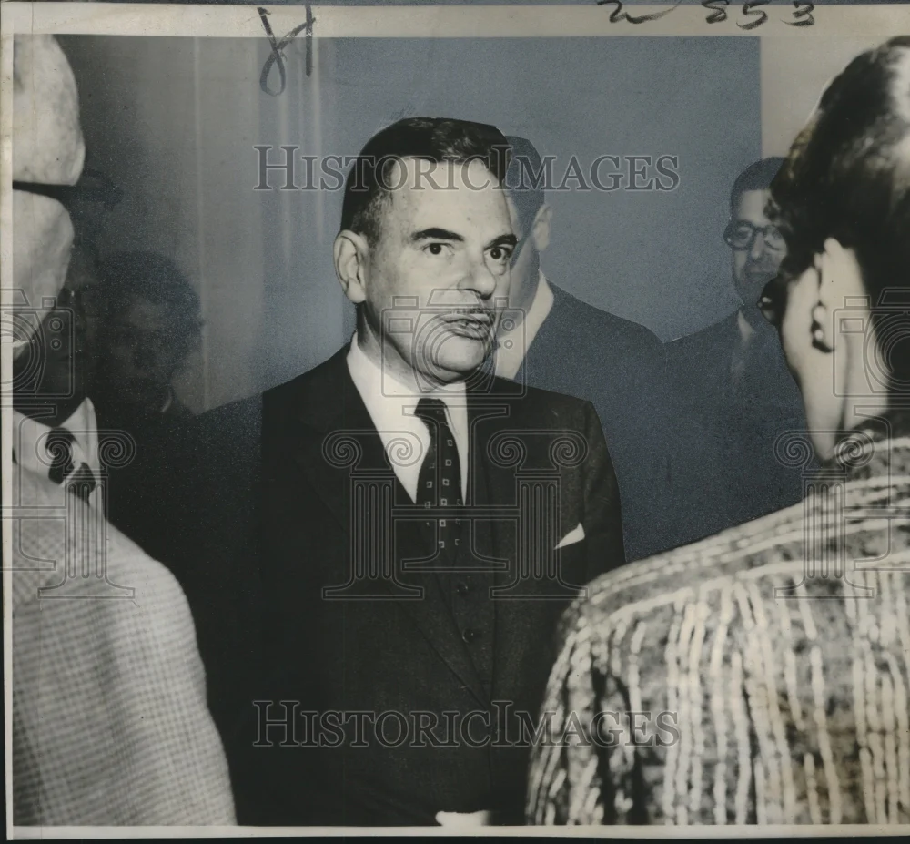 1956 Press Photo Former Governor of New York Thomas Dewey and Republican