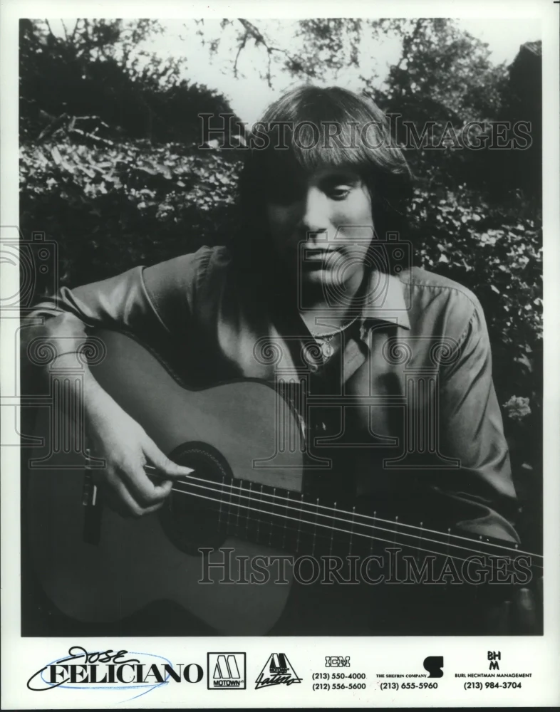 1983 Press Photo Jose Feliciano, Recording Artist - nox18847