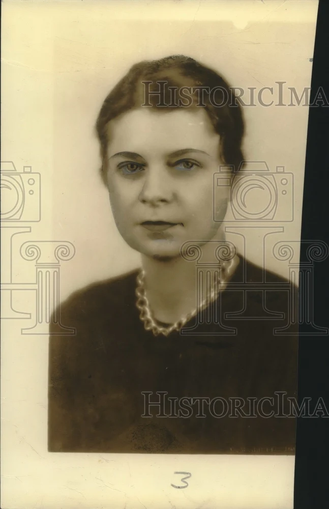 1938 Press Photo Mrs. M.L. Dinwiddie - nox19365