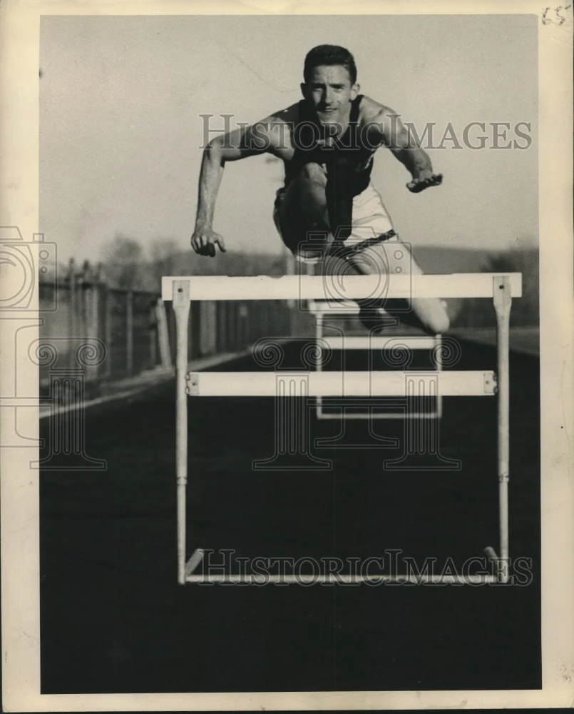 Press Photo Jim Gehrdes, Penn State hurdler - nox20881