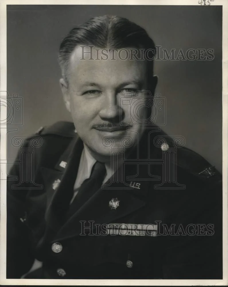1953 Press Photo Colonel Ernest B. Gray, New Orleans Port of Embarkation