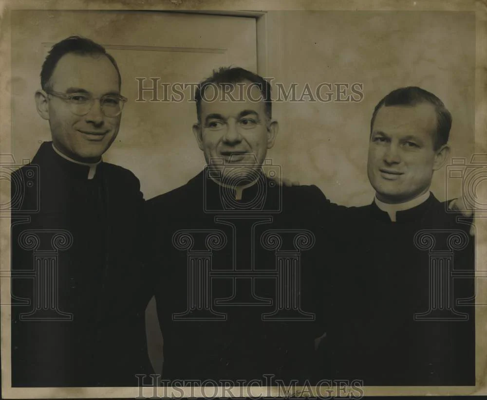 1953 Press Photo Reverends Leo, Alphonse & Clement Hotze - nox27122