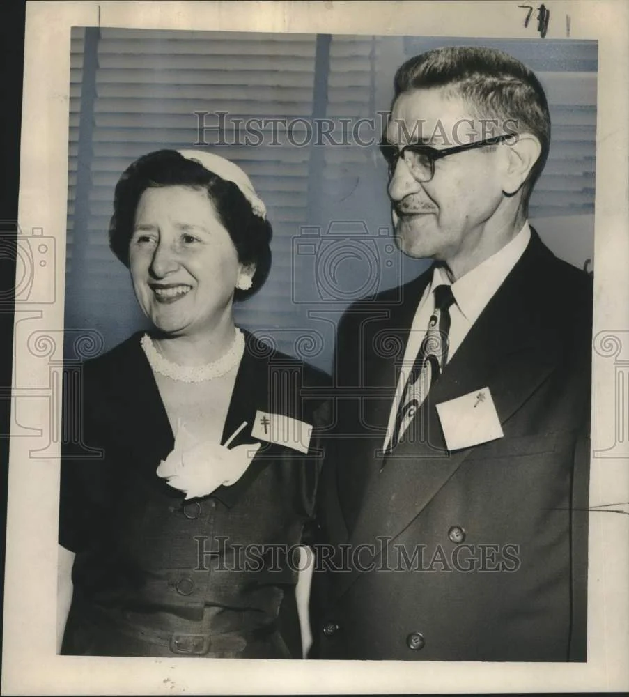 1953 Press Photo Louisiana Tuberculosis Association Officers, New Orleans