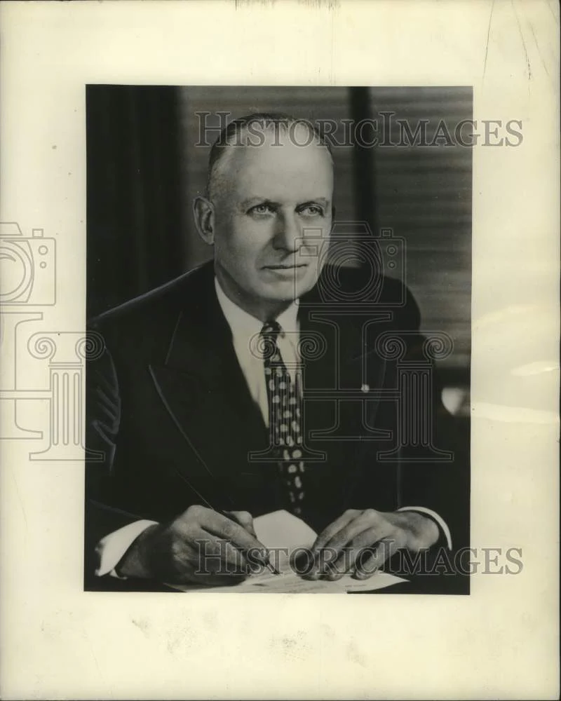 1958 Press Photo Ross L. Leffler, Department of the Interior, Fish and Wildlife