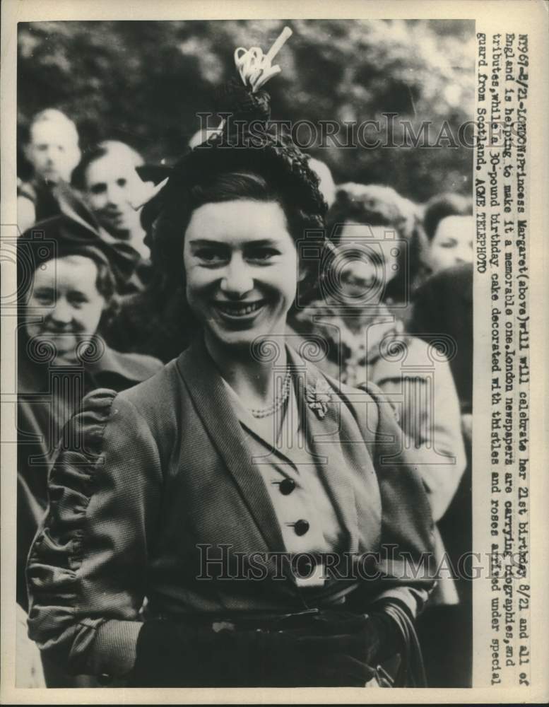 1951 Press Photo England's Princess Margaret - nox32369
