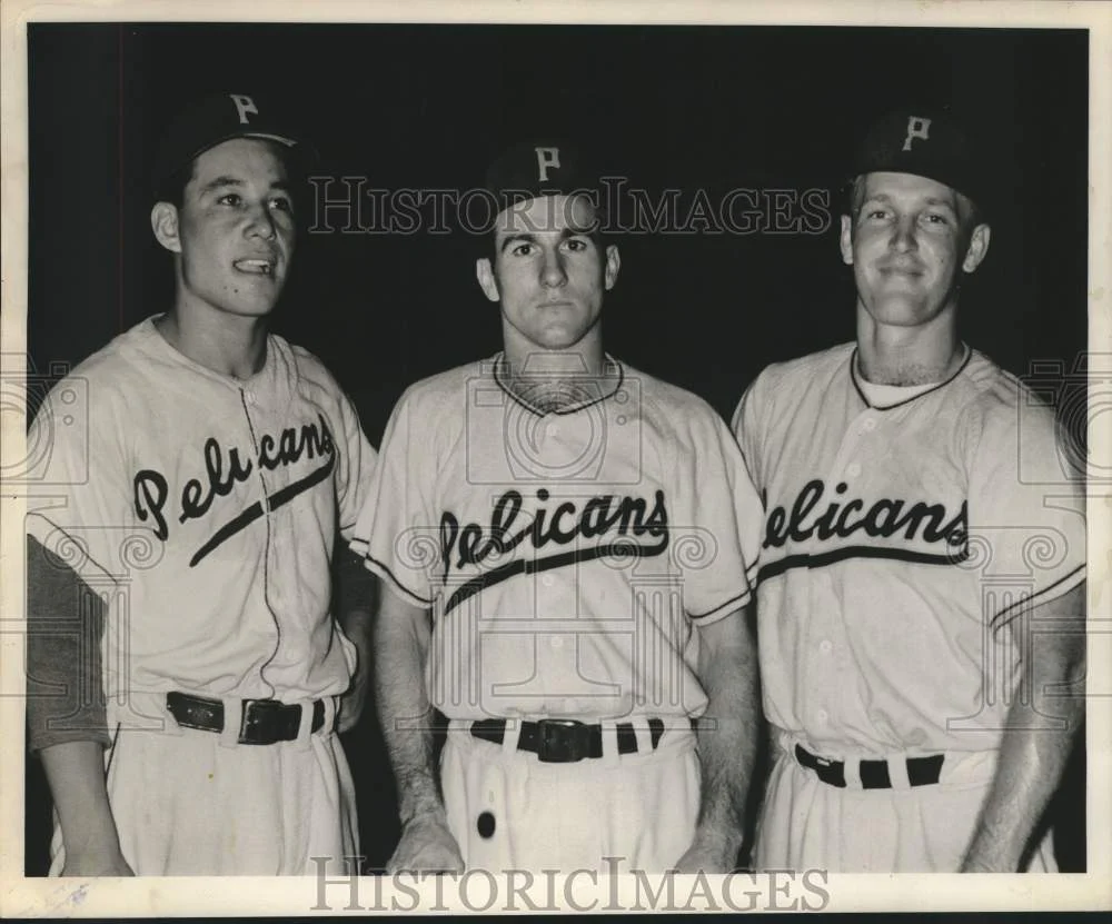 Press Photo New Orleans Saints Garcia, Smith & Gail Henley as Pelican players.