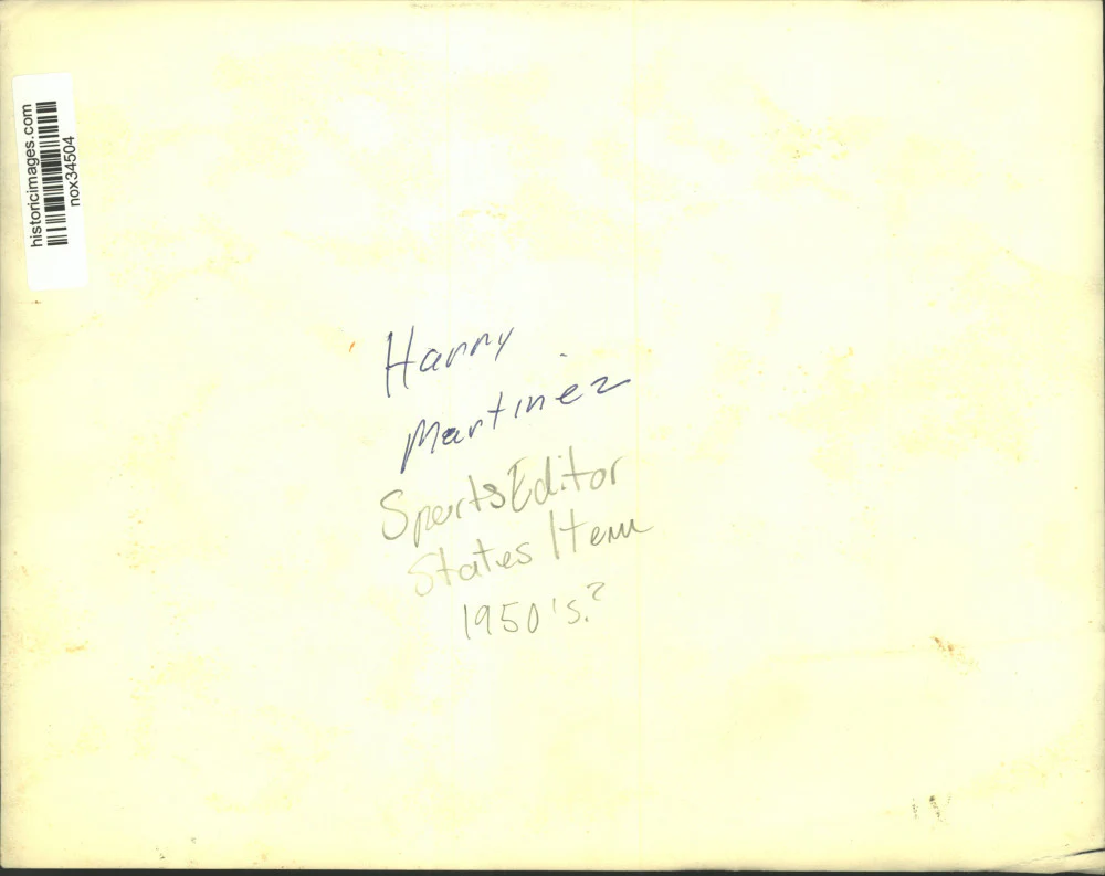Press Photo "States-Item" Sports Editor Harry Martinez - nox34504 - Image 2