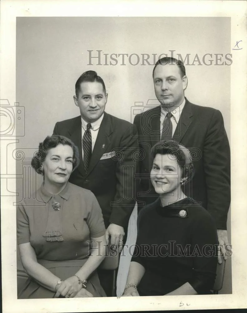 1958 Press Photo New officers of the Crescent City Pops Concerts. - nox42267