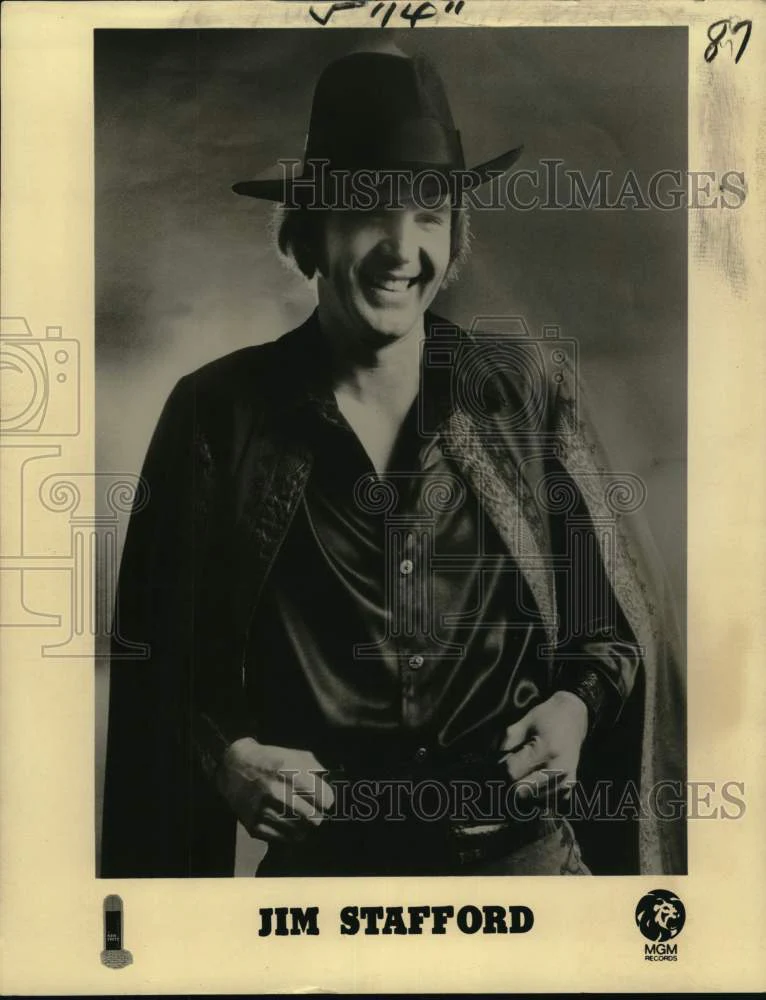 1974 Press Photo Singer Jim Stafford for MGM Records. - nox54077